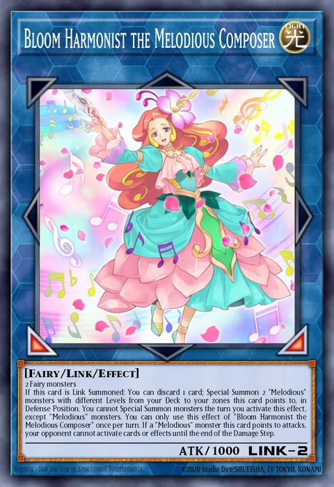 Bloom Harmonist the Melodious Composer trading card
