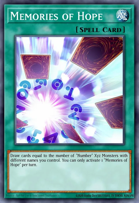 Memories of Hope trading card
