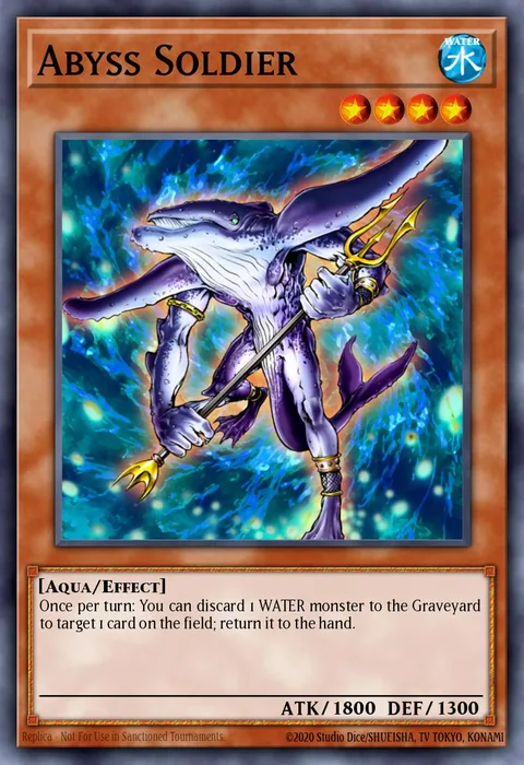 Abyss Soldier trading card