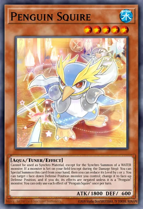 Penguin Squire trading card