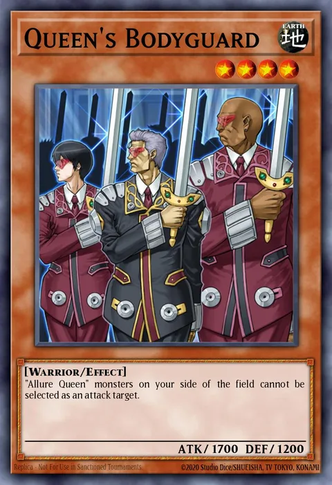 Queen's Bodyguard trading card
