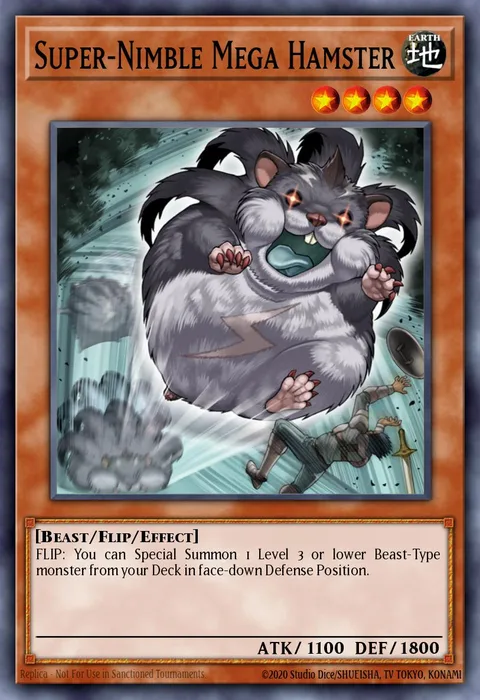 Super-Nimble Mega Hamster trading card
