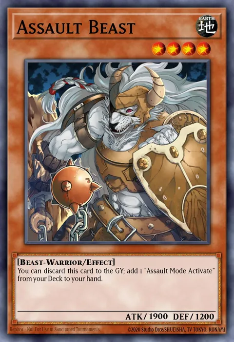 Assault Beast trading card