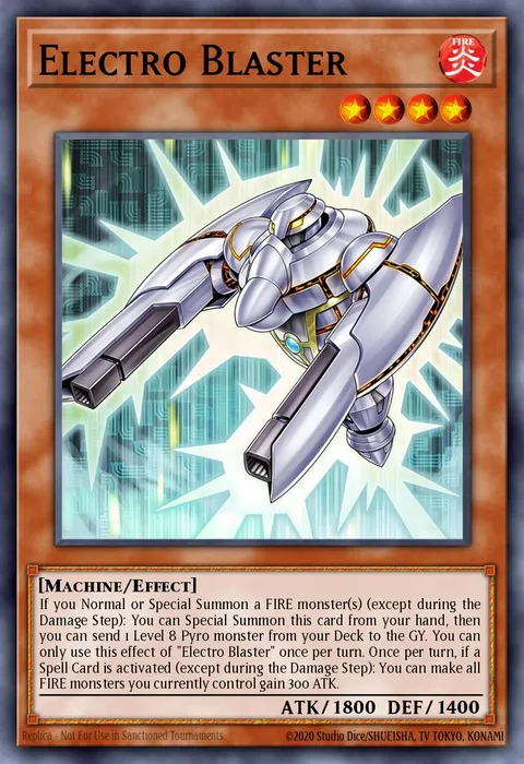 Electro Blaster trading card