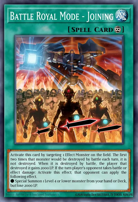 Battle Royal Mode - Joining trading card