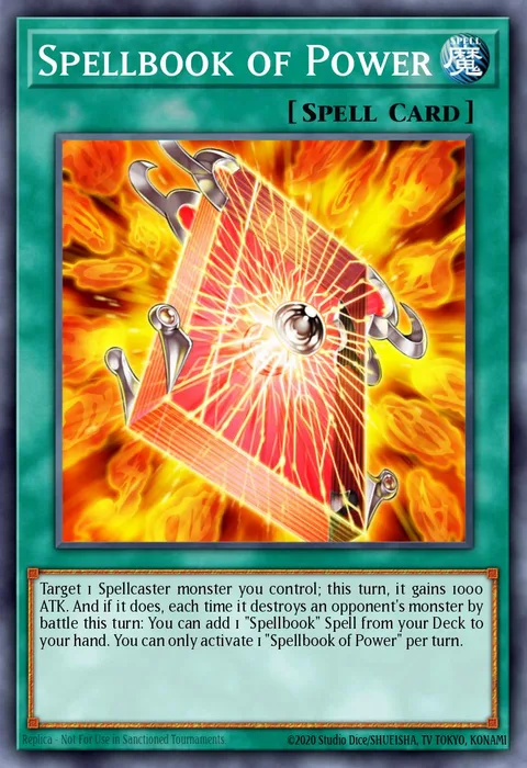 Spellbook of Power trading card