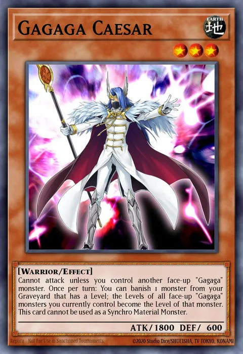 Gagaga Caesar trading card