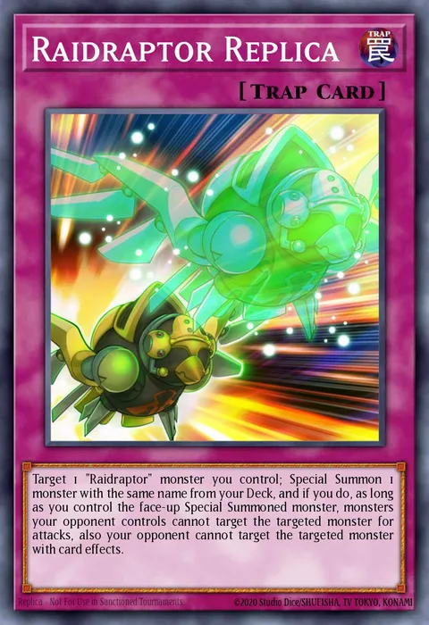 Raidraptor Replica trading card