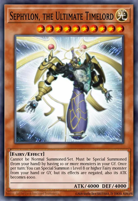 Sephylon, the Ultimate Timelord trading card