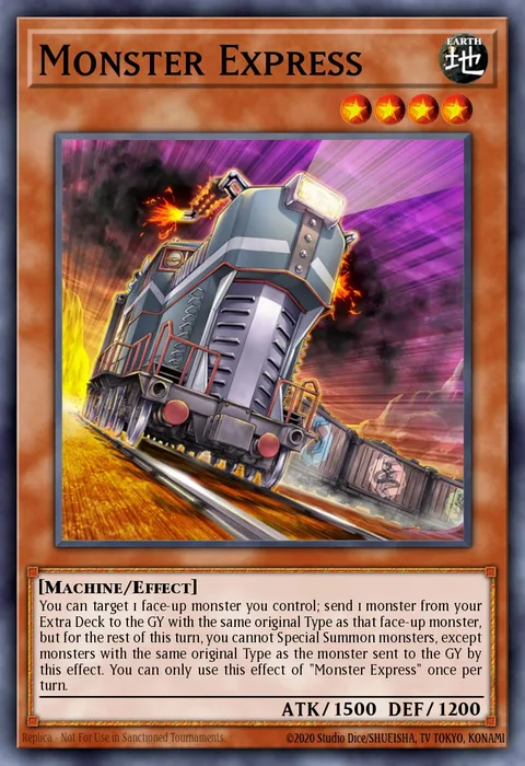 Monster Express trading card