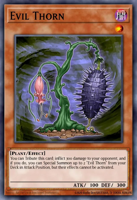 Evil Thorn trading card