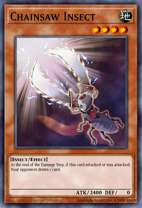 Chainsaw Insect trading card