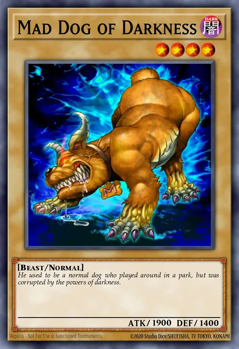 Mad Dog of Darkness trading card