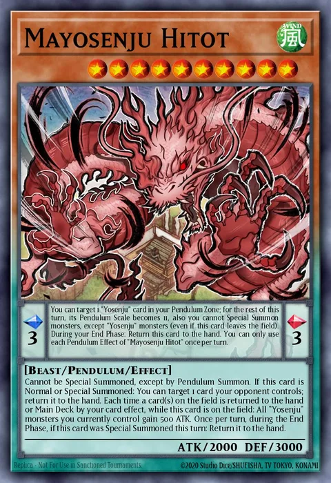 Mayosenju Hitot trading card