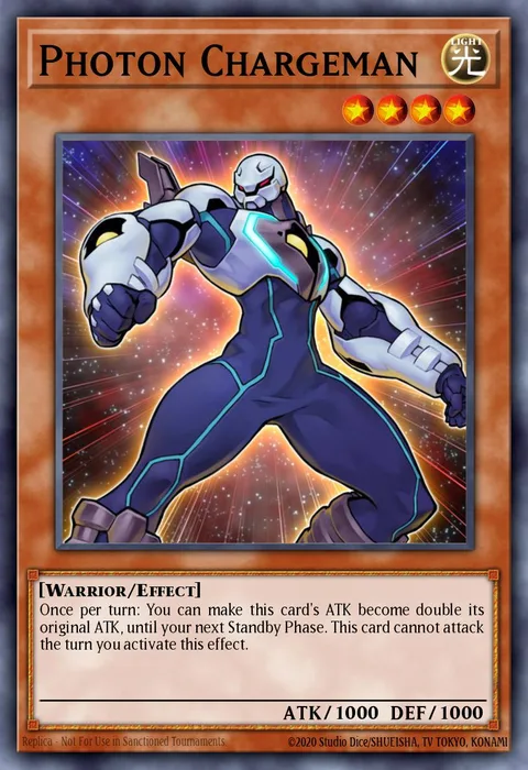 Photon Chargeman trading card