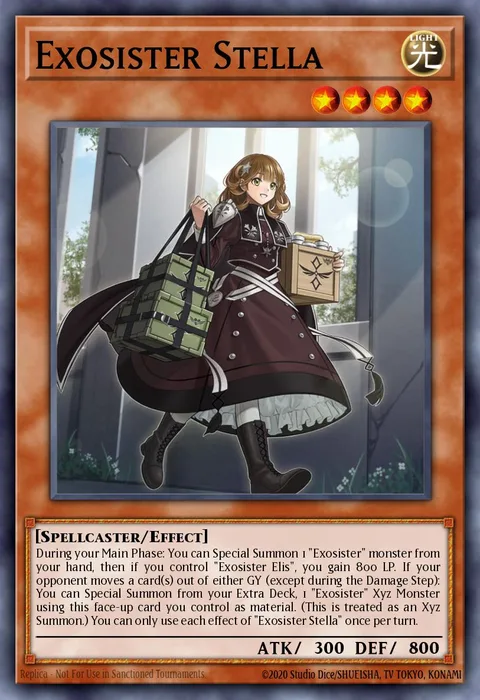Exosister Stella trading card