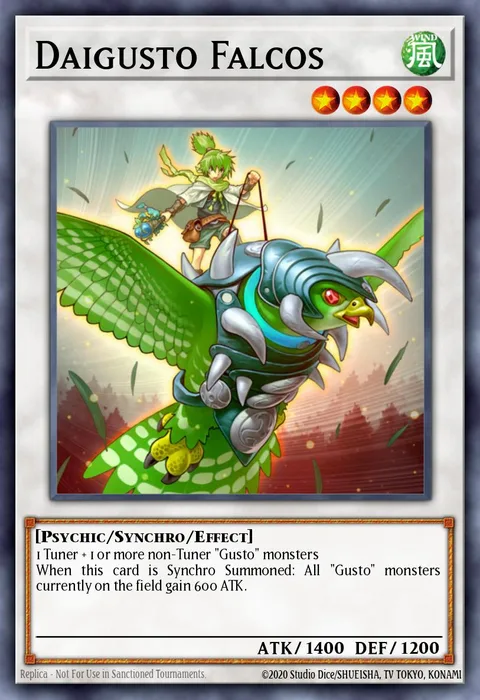 Daigusto Falcos trading card