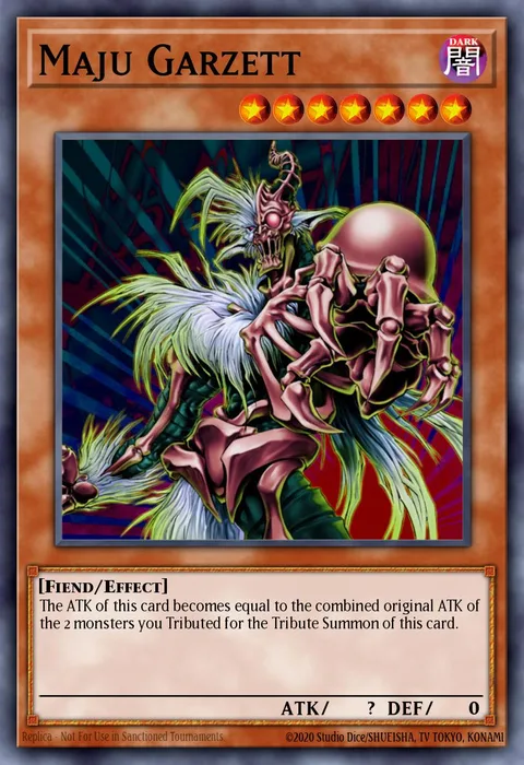 Maju Garzett trading card