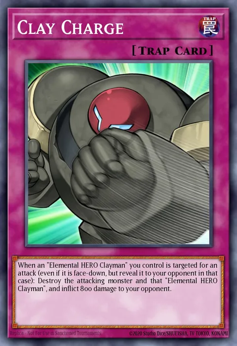 Clay Charge trading card