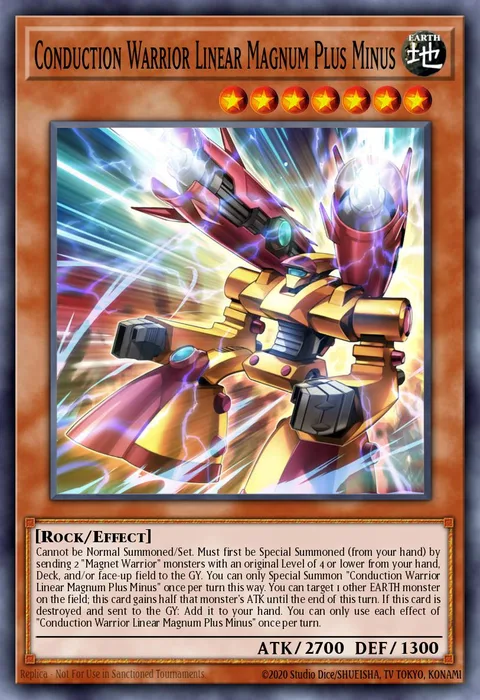 Conduction Warrior Linear Magnum Plus Minus trading card