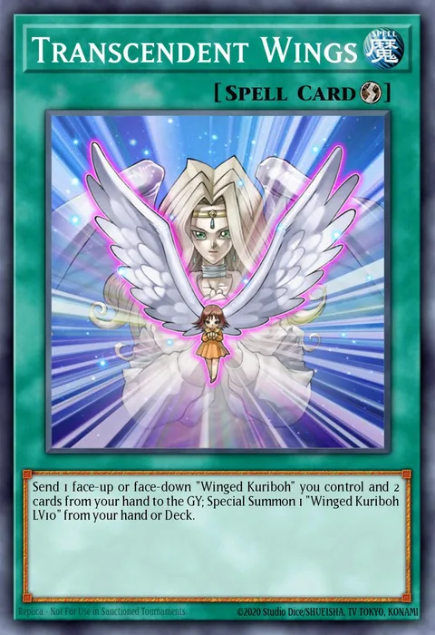 Transcendent Wings trading card