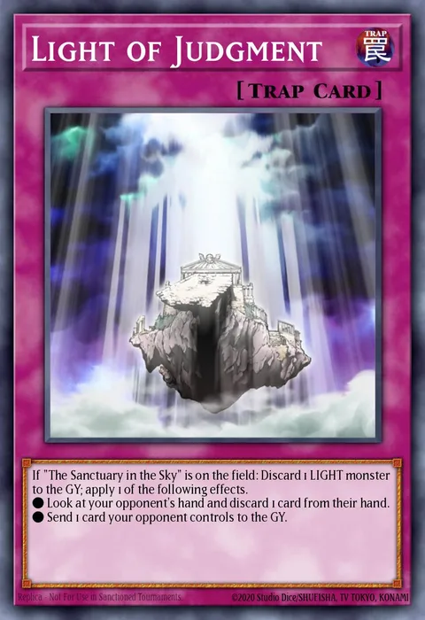 Light of Judgment trading card
