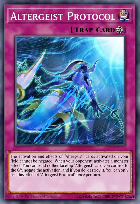 Altergeist Protocol trading card