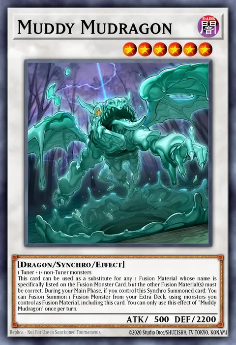 Muddy Mudragon trading card
