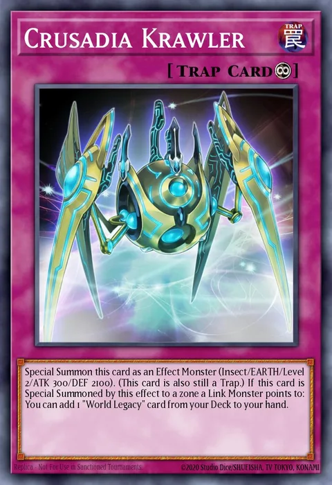 Crusadia Krawler trading card