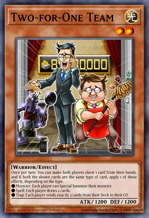 Two-for-One Team trading card