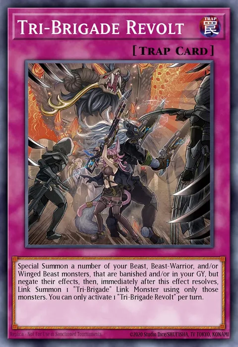 Tri-Brigade Revolt trading card