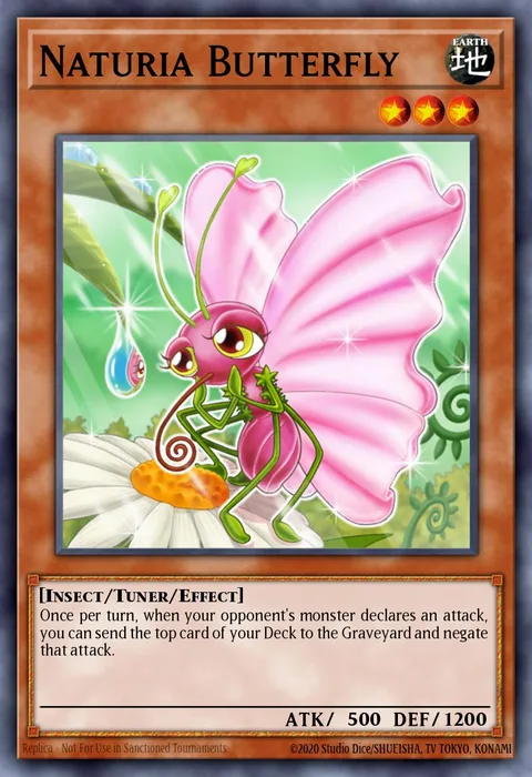 Naturia Butterfly trading card