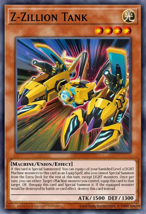 Z-Zillion Tank trading card