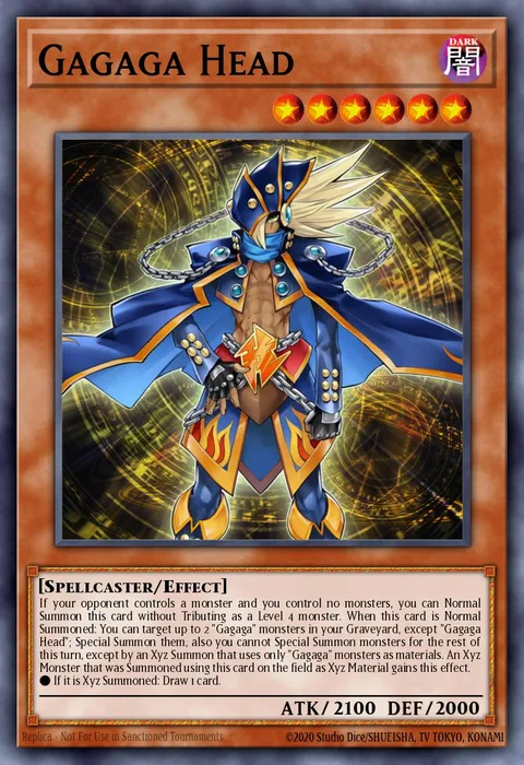 Gagaga Head trading card