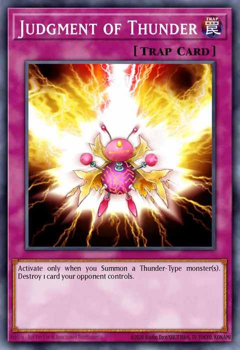 Judgment of Thunder trading card