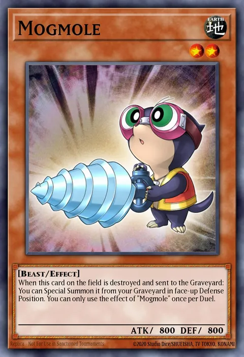 Mogmole trading card