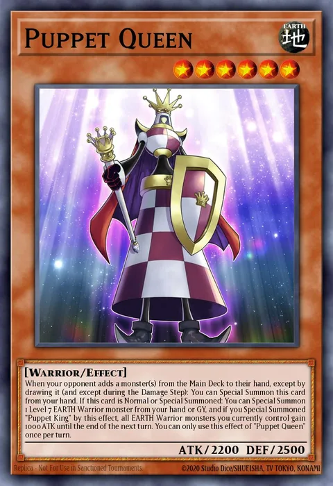 Puppet Queen trading card