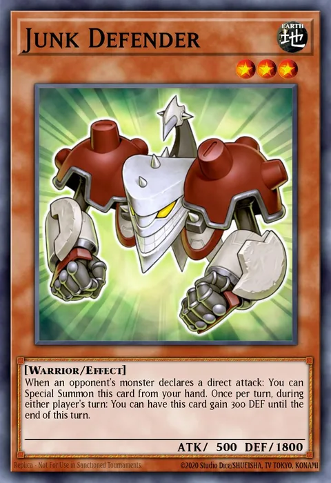 Junk Defender trading card