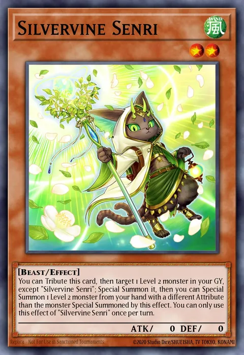 Silvervine Senri trading card