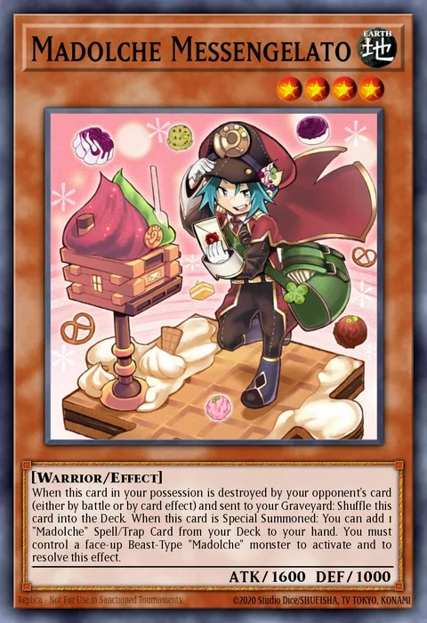 Madolche Messengelato trading card