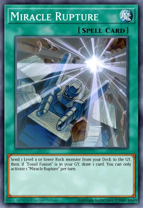 Miracle Rupture trading card