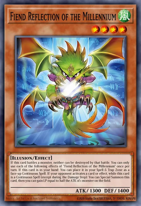 Fiend Reflection of the Millennium trading card
