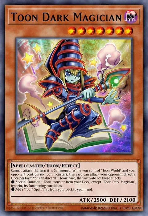 Toon Dark Magician trading card