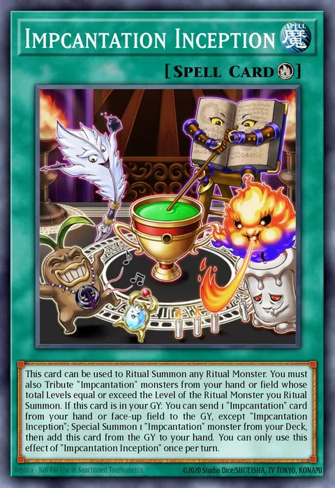 Impcantation Inception trading card