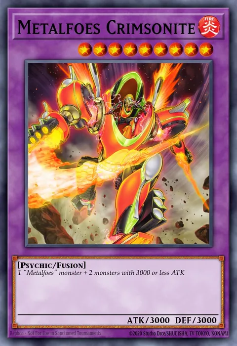Metalfoes Crimsonite trading card