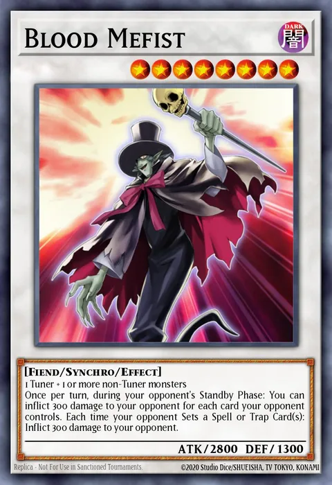 Blood Mefist trading card