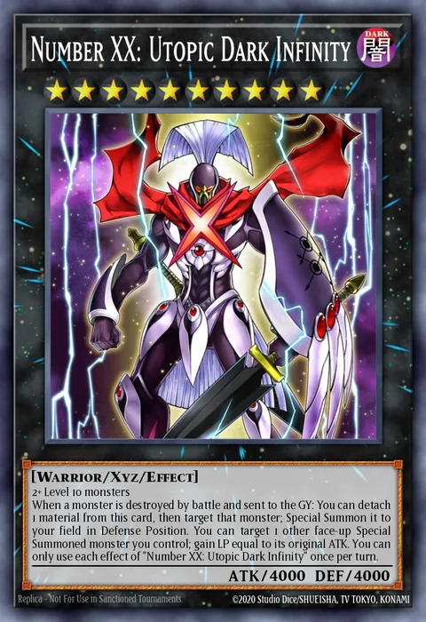 Number XX: Utopic Dark Infinity trading card