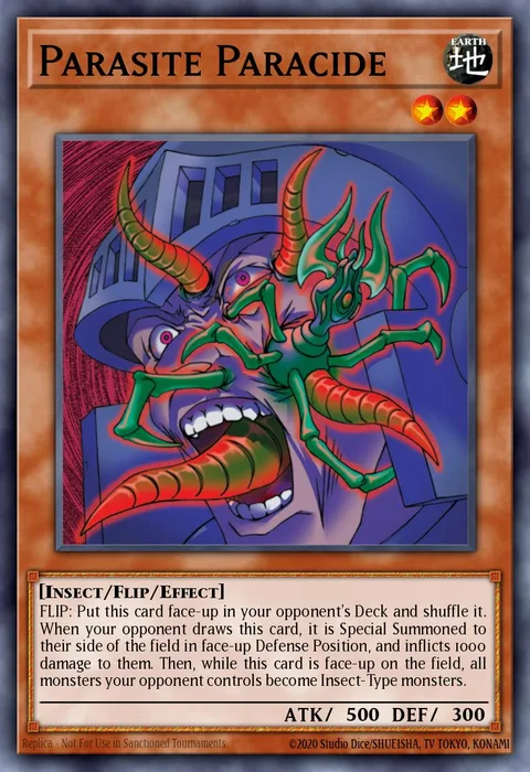 Parasite Paracide trading card