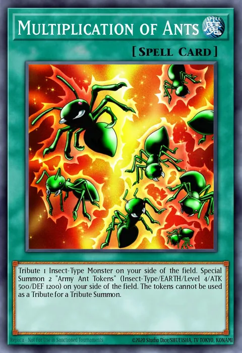 Multiplication of Ants trading card