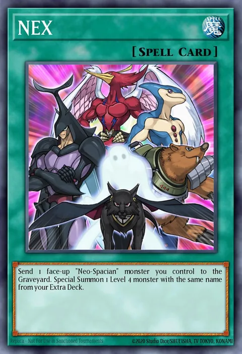 NEX trading card